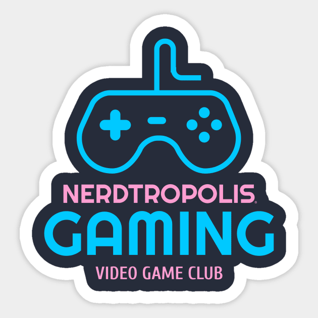 Video Game Club Sticker by nerdtropolis